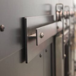 STOLL SLIDING FIREPLACE DOOR TRACK DETAIL