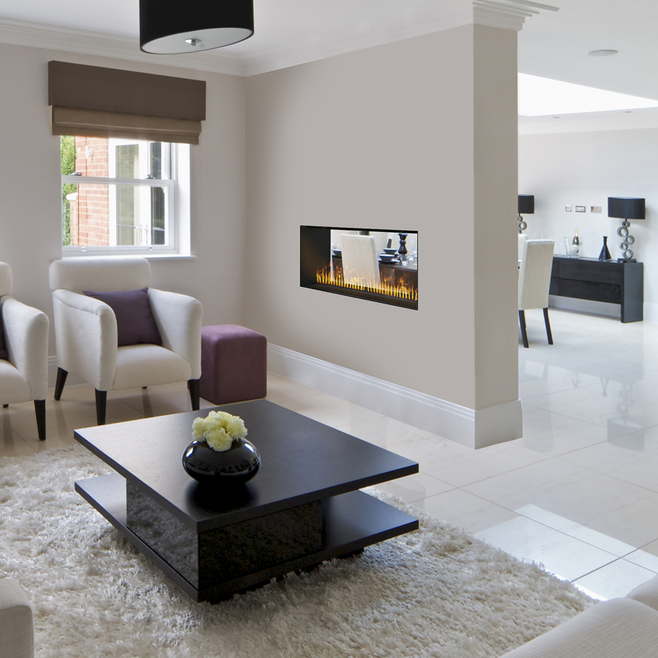 modern electric fireplace pictures
