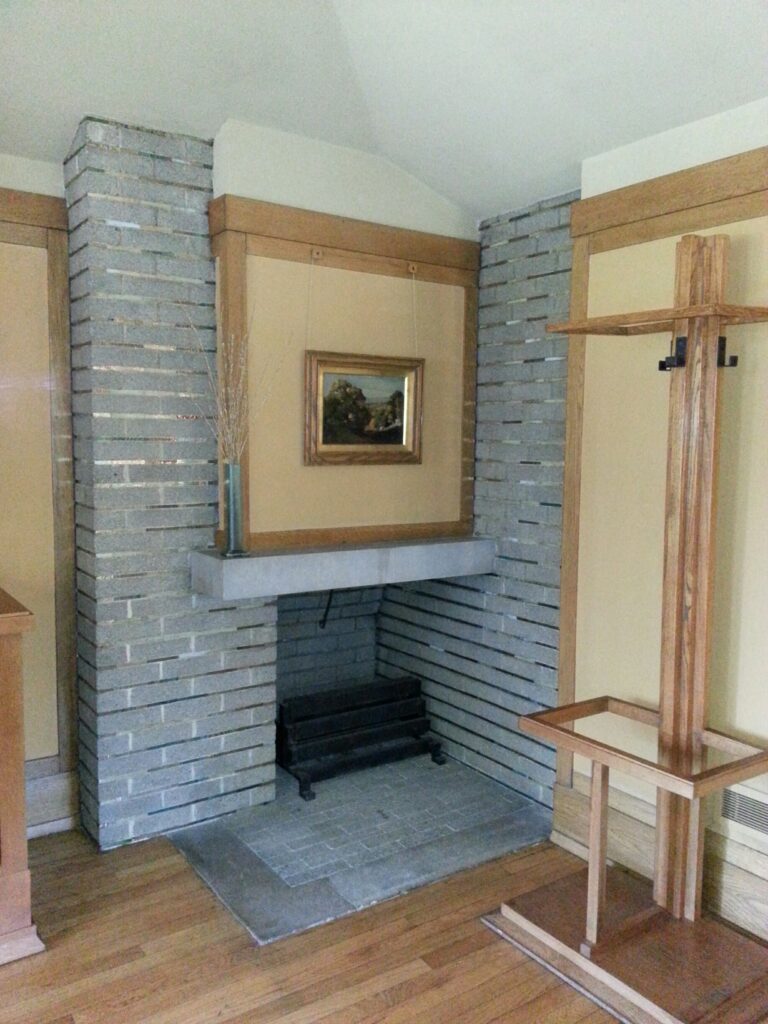 master bedroom fireplace