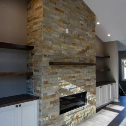 Stonerox Bronze Ledgestone natural stone veneer | Stylish Fireplaces