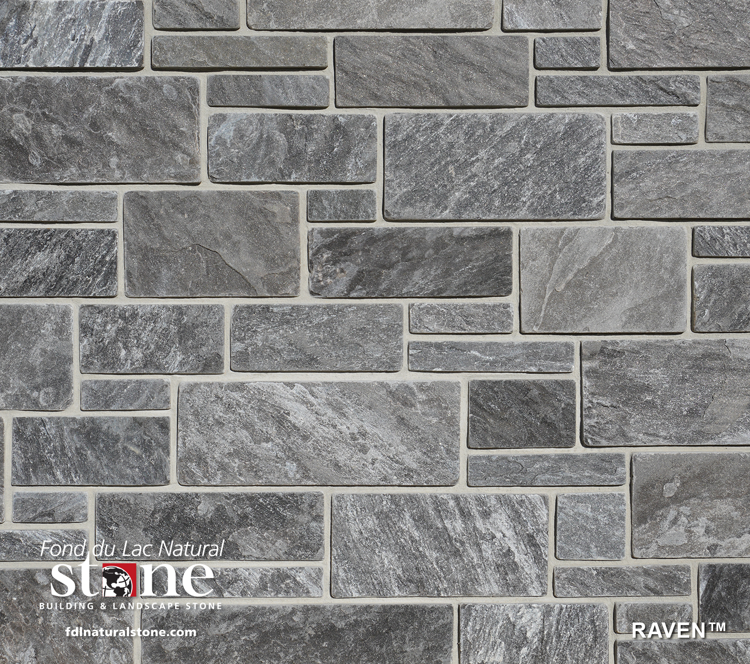 Stonerox Raven natural stone veneer