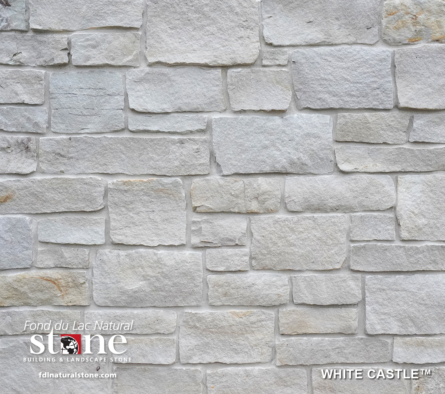 Stonerox White Castle natural stone veneer