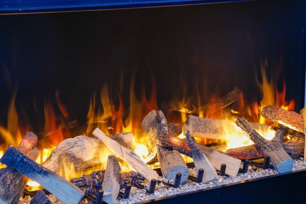 Amantii TRV SIG electric fireplace close-up