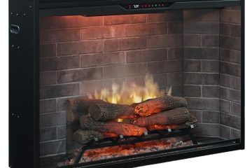 Dimplex Revillusion with neutral brick