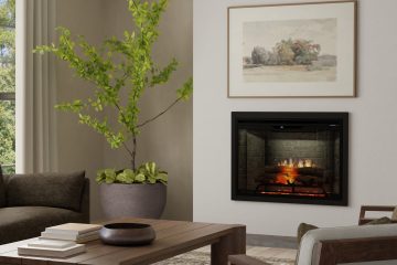 Dimplex Revillusion with neutral brick