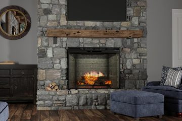 Dimplex Revillusion with neutral brick NB