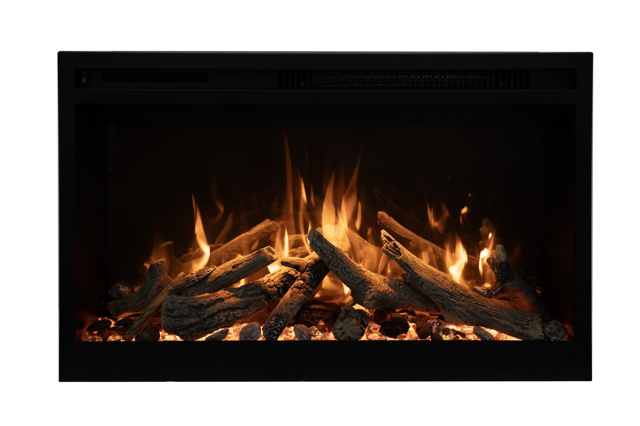 Amantii RusticStone electric fireplace insert