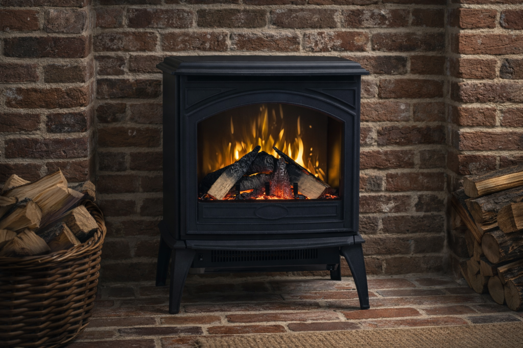 Amantii E50-HO with brick wall